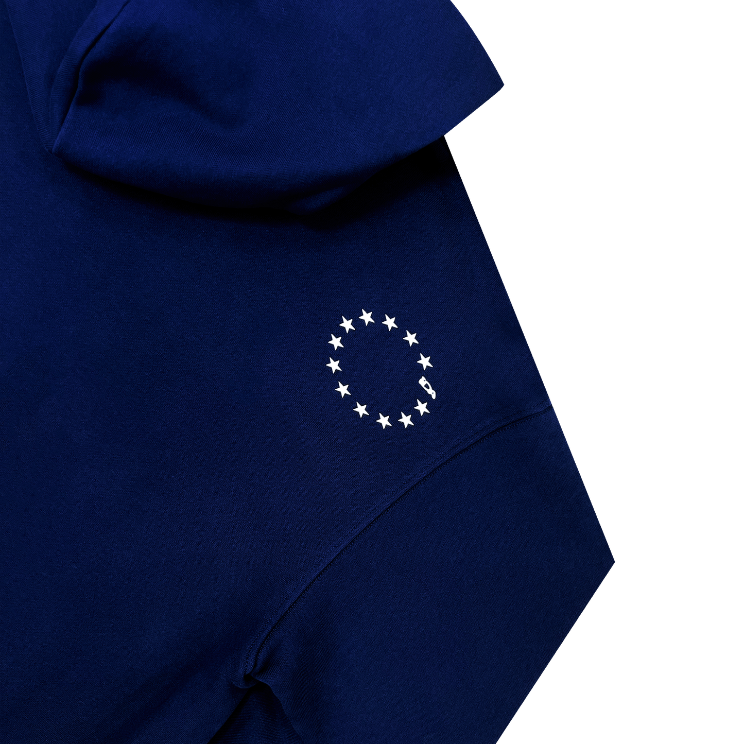 SMALL LOGO HOODIE NAVY *made to order*