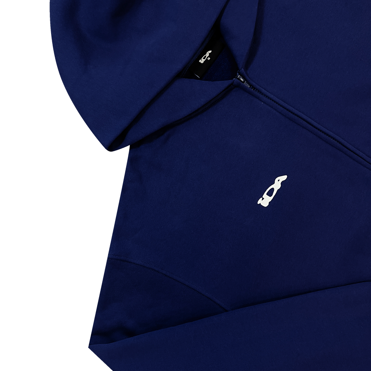 SMALL LOGO HOODIE NAVY *made to order*