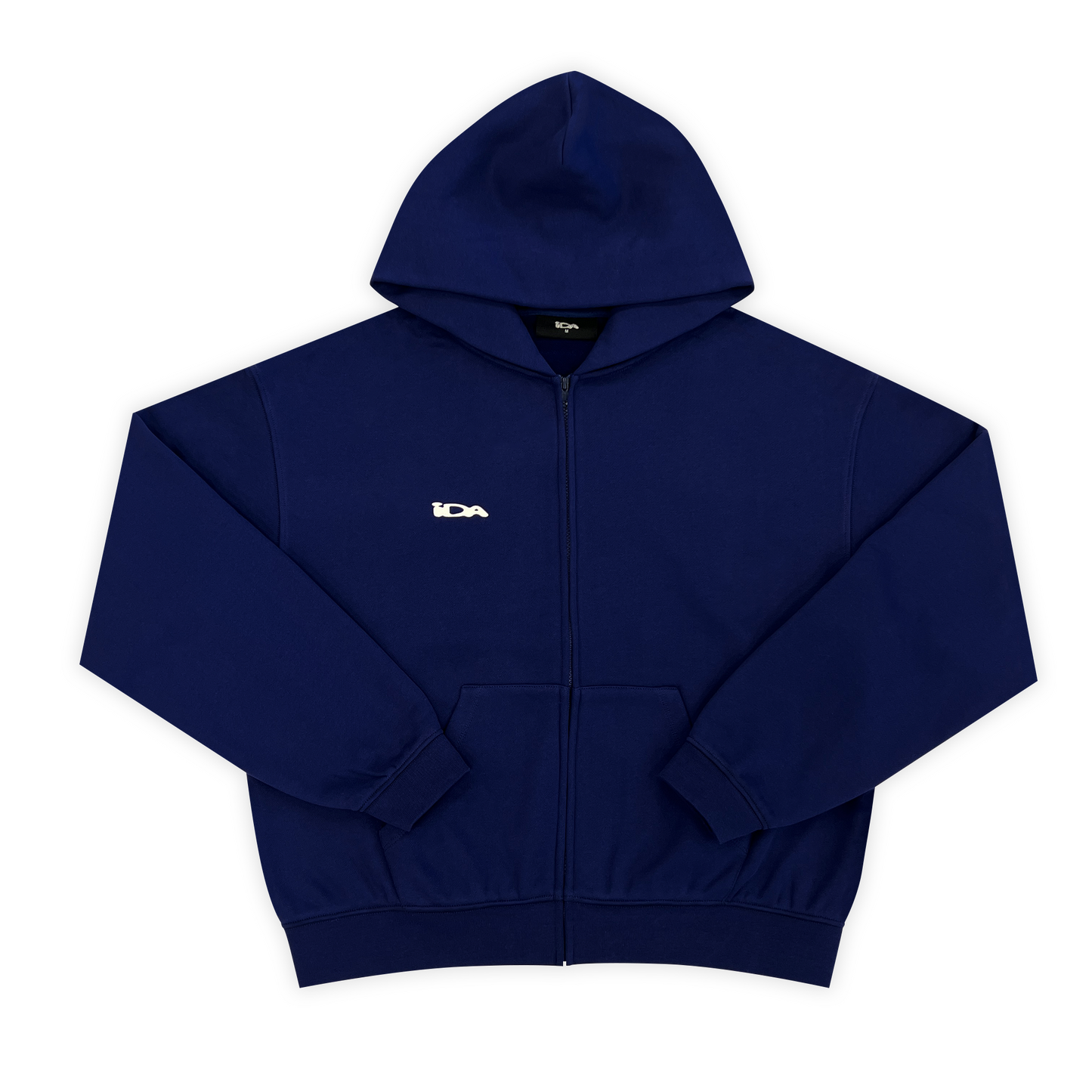 SMALL LOGO HOODIE NAVY *made to order*