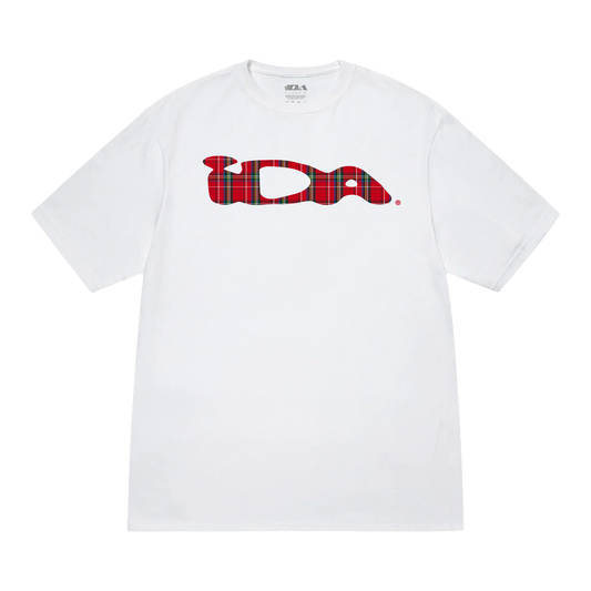 ida sply tシャツ Msize Black IDA SPLY Starts Plaid Logo Short Sleeve Tee - IDA Shop