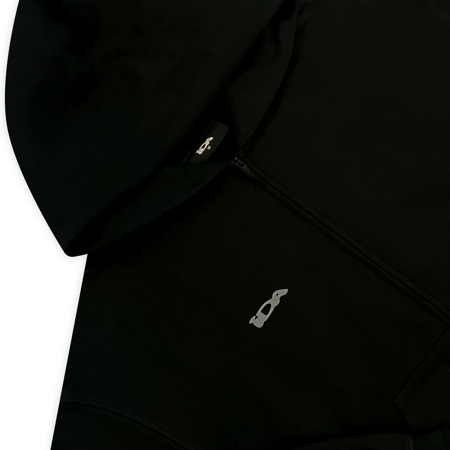SMALL LOGO HOODIE BLACK *made to order*