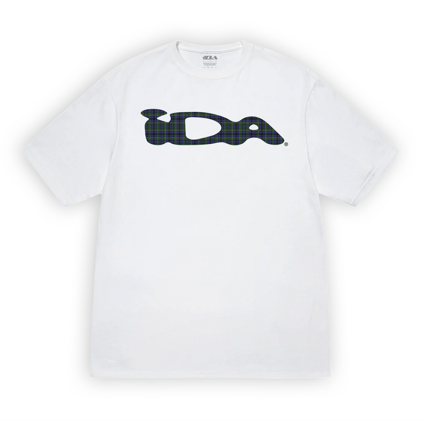 CLASSIC LOGO TEE (GREEN PLAID)