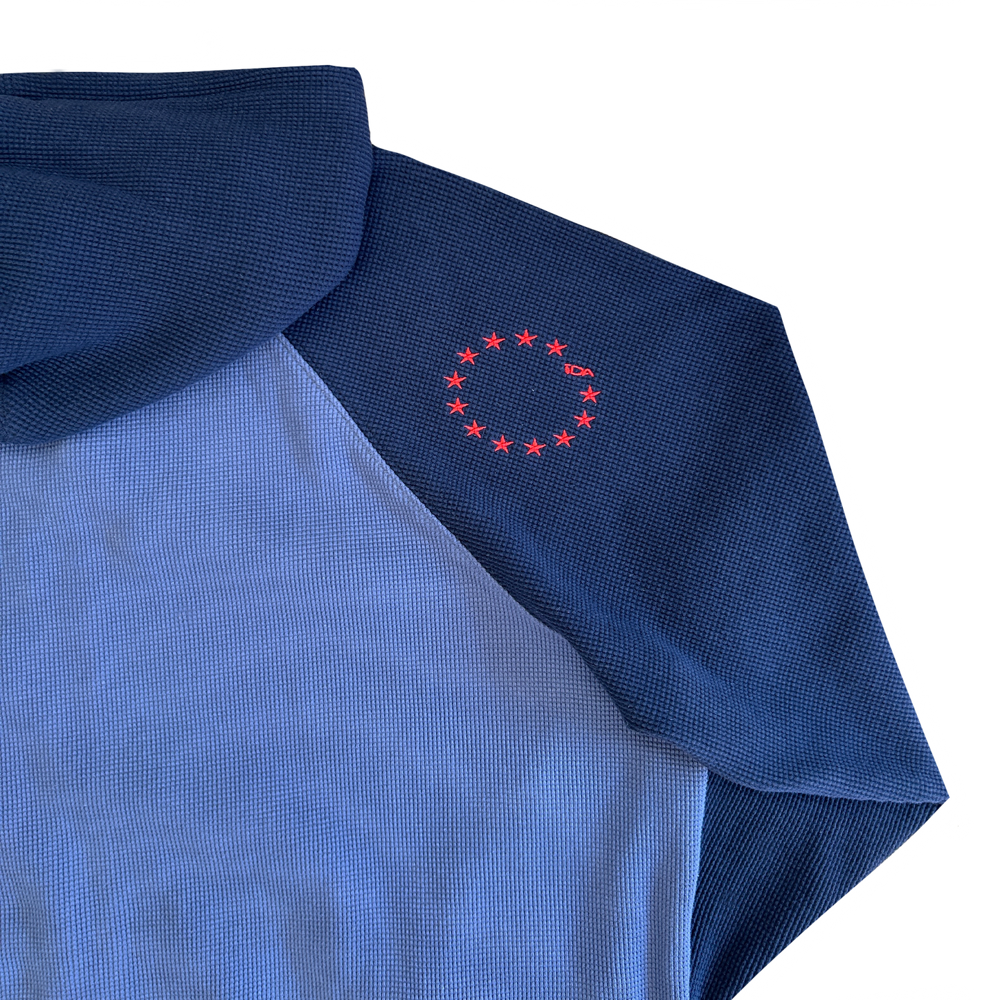 COMO WAFFLE ZIP UP NAVY