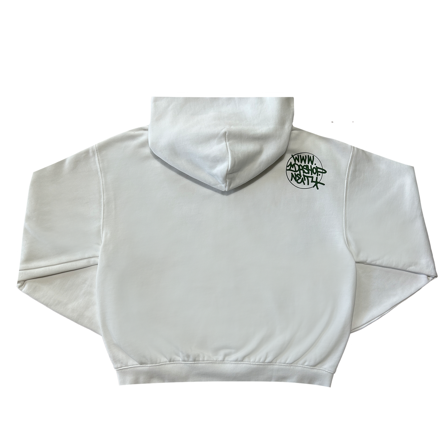 GREEN TIGER CAMO ZIP UP HOODIE (WHITE 3M PRINT)