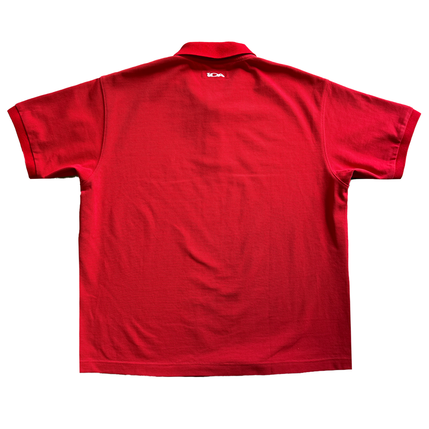 S/S RED MONOGRAM POLO