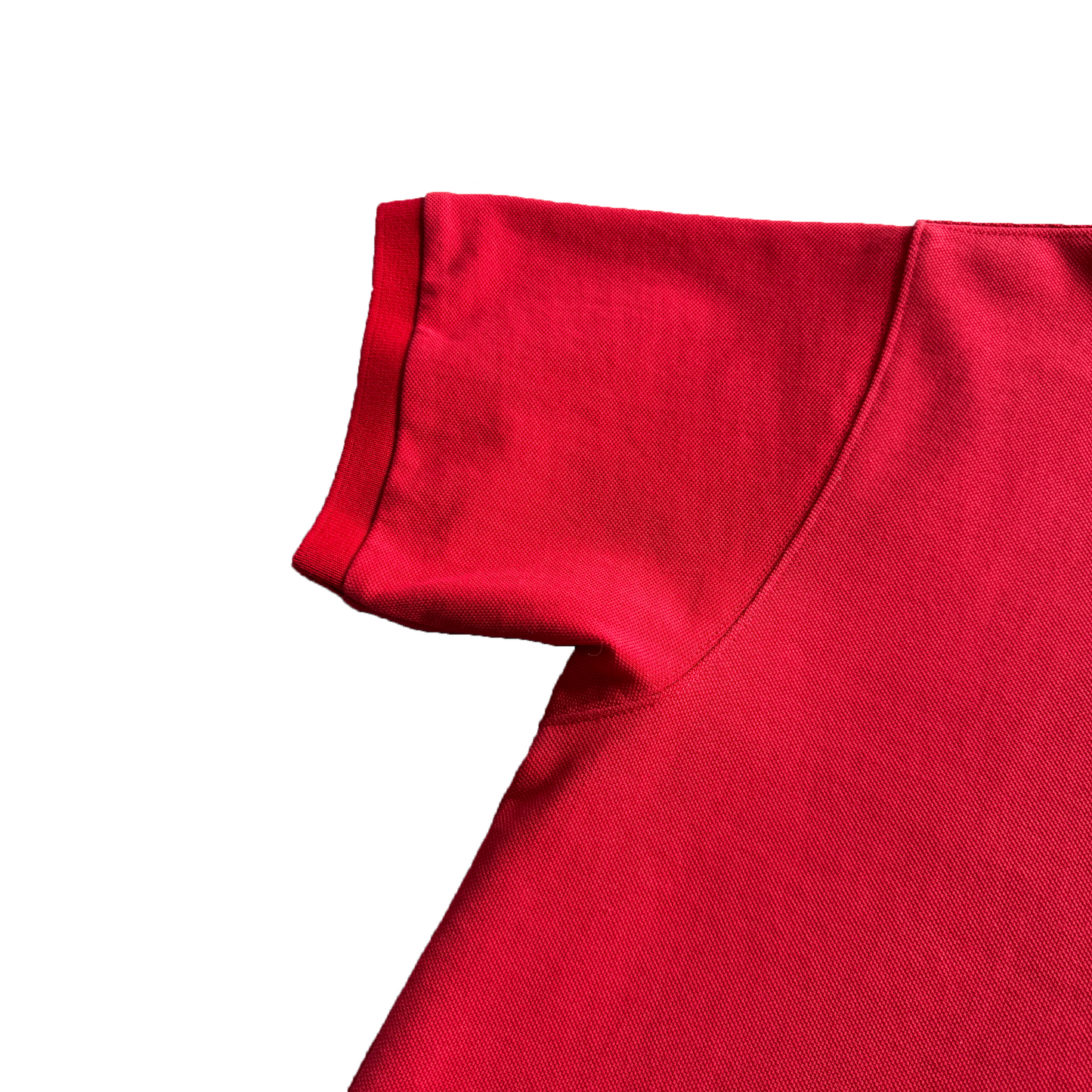 S/S RED MONOGRAM POLO