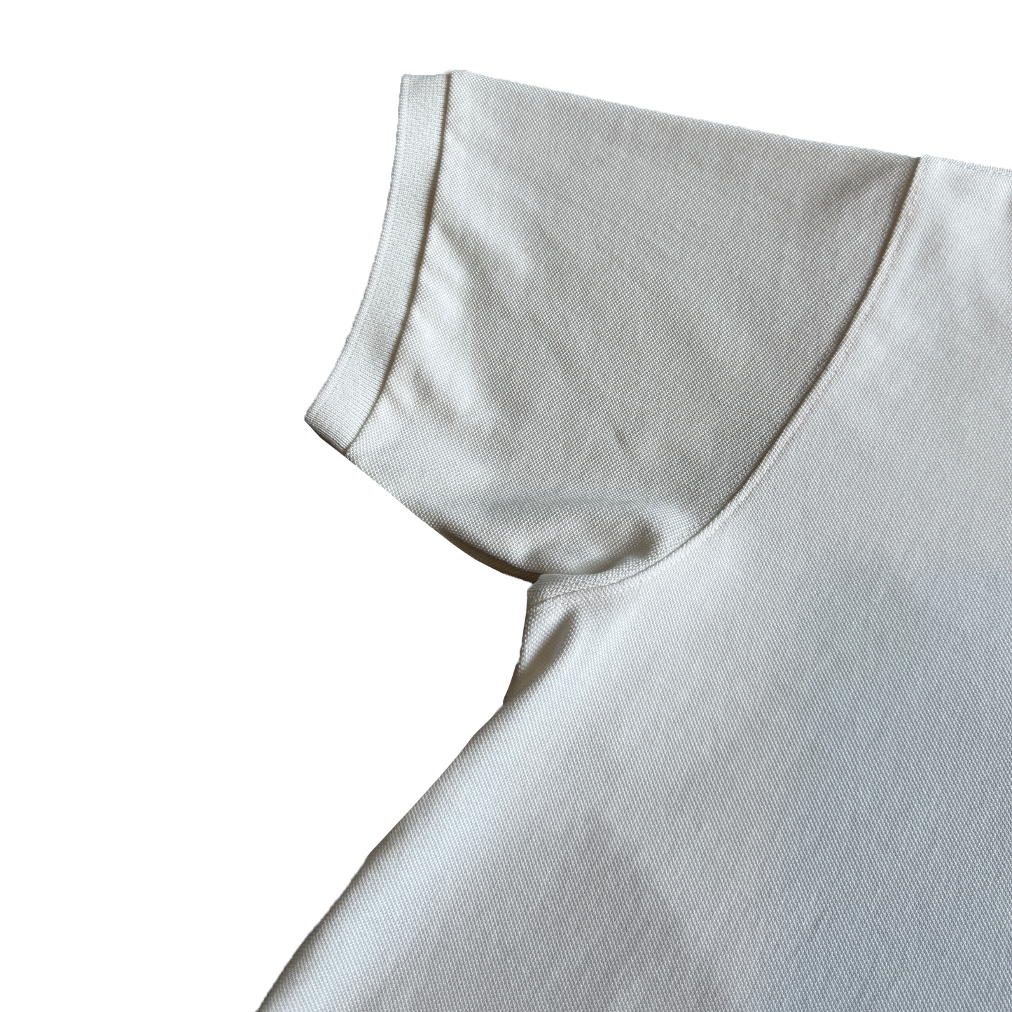 S/S WHITE MONOGRAM POLO
